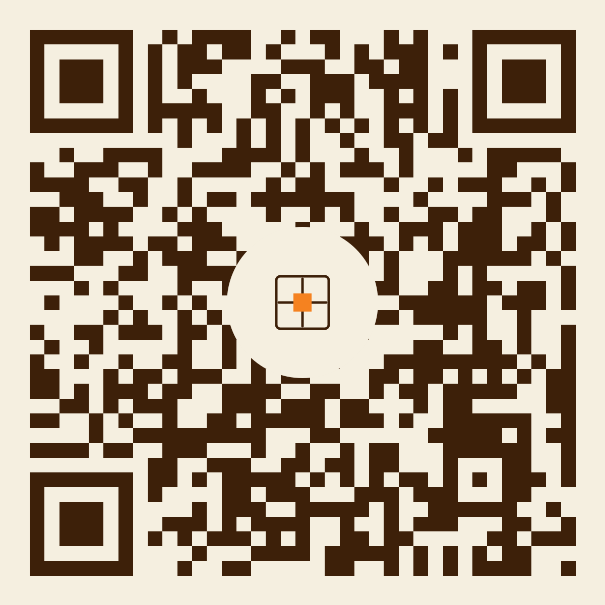 QR code that opens the contact card